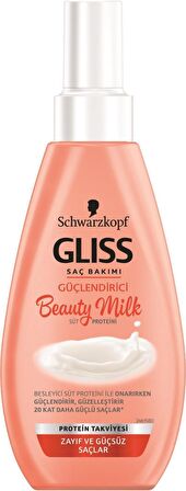 Glıss Beauty Milk Güçlendirici Zayıf Güçsüz Saçlar 150 Ml