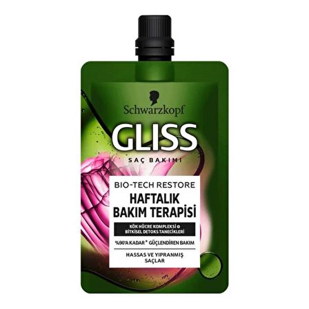 Gliss Schwarzkopf Gliss Bio-Tech Haftalik Bakim Terapisi 50 Ml 4015100298260