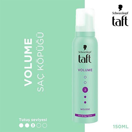 Taft Saç Köpüğü Volume No:3 Schaumfestiger Halt 150 ml