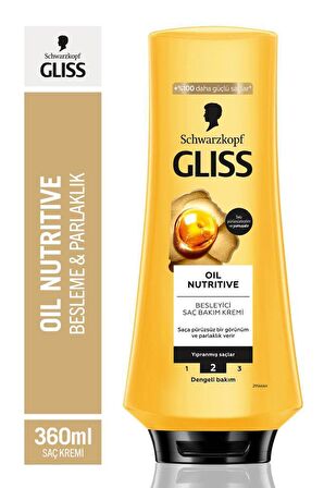 Gliss Oil Nutritive Saç Kremi 360 ML