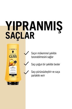 Oil Nutritive  Omega 9 ve Marula Yağı içeren Besleyici Saç Bakım Kremi 360 ml Yıpranmış Saçlar