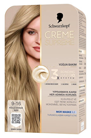 Creme Supreme Full Kit 9-16 Küllü Soğuk Sarı 