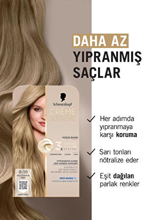 Creme Supreme Full Kit 9-16 Küllü Soğuk Sarı 