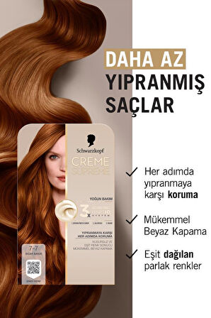 Creme Supreme Full Kit 7-7 Sıcak Bakır 