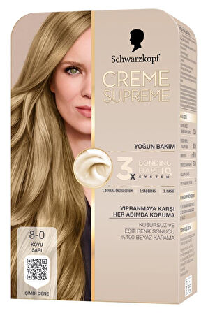 Creme Supreme Full Kit 8-0 Koyu Sarı