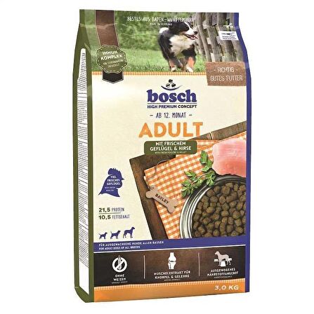 Bosch Kümes Hayvanlı Kuru Köpek Maması 3 Kg