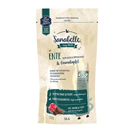 Sanabelle Ente Nar - Ördekli Granül Yetişkin Kedi Ödülü 55 g 