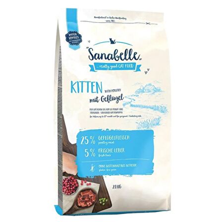 Sanabelle Kitten Yavru Kuru Kedi Maması 2 Kg