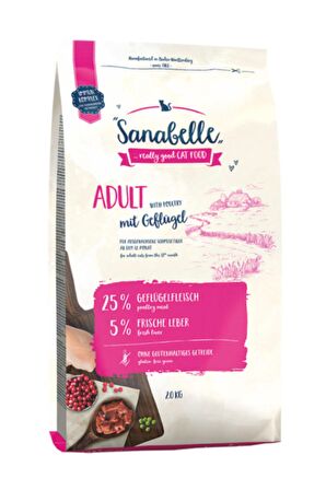 Sanabelle Adult Kümes Hayvanlı Yetişkin Kedi Maması 2 Kg