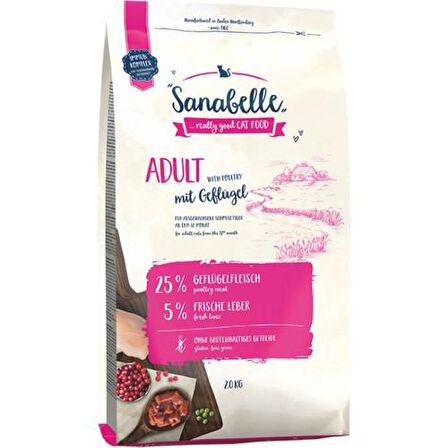 Sanabelle Adult Kümes Hayvanlı Yetişkin Kedi Maması 10 Kg