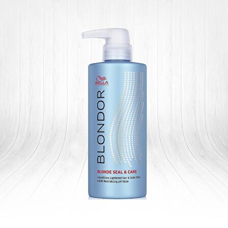 Wella Blondor Blonde Seal & Care Açıcı Sonrası Bakım Kremi 500ml