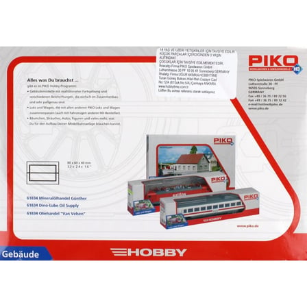 Piko 61834 Mineralölhandel Günther Maket Ev 1/87 Ölçek
