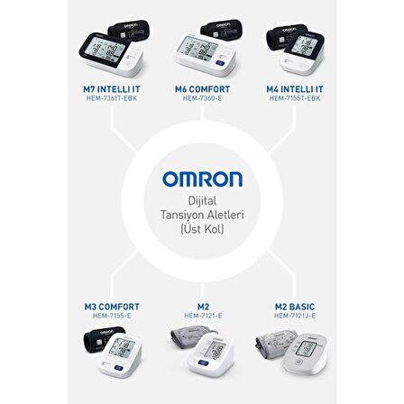 Omron M2 Intellisence HEM-7121-E Dijital Koldan Ölçer Tansiyon Aleti