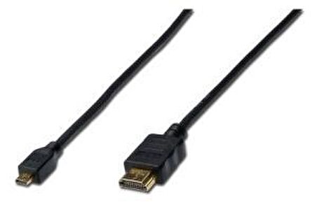 DIGITUS AK-330109-020-S 2,0m MİKRO HDMI HIGH SPEED