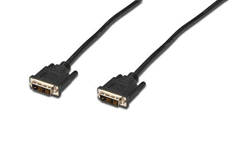 Digitus AK-320100-020-S 2 Mt DVI-D to DVI-D 18+1 Erkek-Erkek 2xFerrite AWG28 Görüntü Kablosu