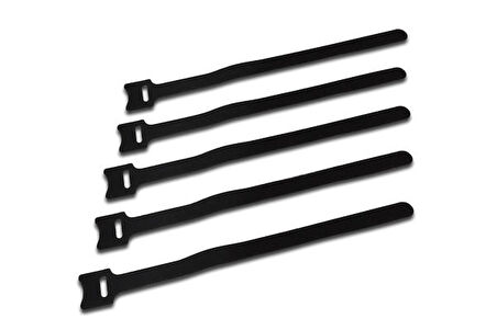 Digitus AK-770902-150-S 13 x 150 mm 100 Adet Siyah Cırt Cırtlı Bant