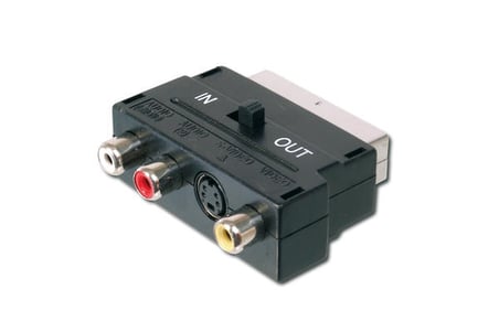 Digitus AK-490500-000-S SCART to AUDIO-VIDEO Dönüştürücü Adaptör