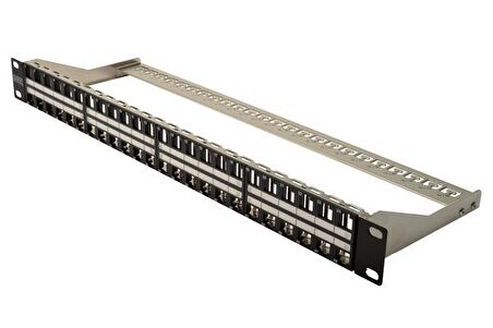 DIGITUS DN-91424  48'Lİ BOŞ PATCH PANEL,1U,SİYAH