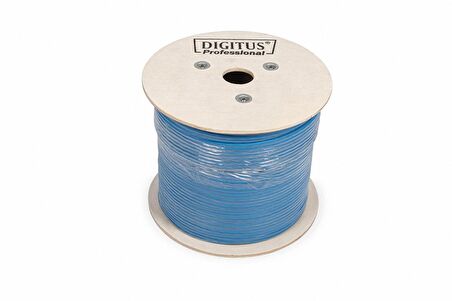 Digitus DK-1623-A-VH-5 500 Mt CAT6A U-FTP AWG23/1 500MHz Mavi Data Kablosu
