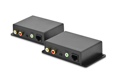 Digitus DS-56100 600 Mt RJ45 to RCA Hoparlör Video Görüntü Sinyal Uzat