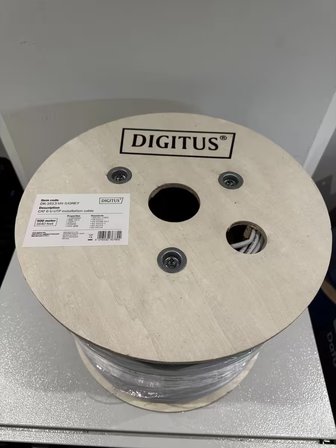 Digitus  Cat 6 Halogen Free U/utp Lszh DK-1613 500 METRE23AWG Gri