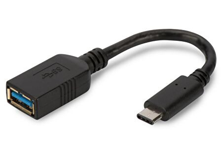 DIGITUS AK-300315-001-S 0,15m T USB C E-USB A D