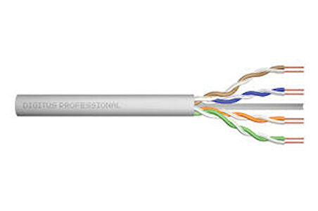 Digitus DK-1613-VH-5-GR 500 Mt CAT6 U-UTP AWG 23/1 LSZH Gri Data Kablosu