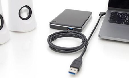 Dıgıtus USB Type-C Bağlantı Kablosu, Gen2, Type- 90°den Aya