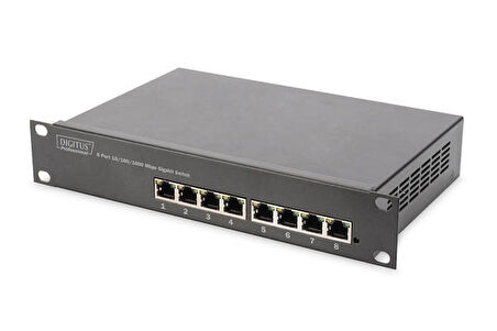 Digitus DN-80114 8 Port Gigabit 10 inch Ethernet Switch