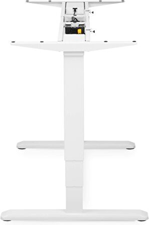 Dıgıtus Elektrikli Yükseklik Ayarına Sahip Masa Ayağı çift motor - Beyaz