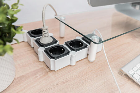 Digitus USB Bağlantılı Akım Korumalı Esnek Uzatma Priz