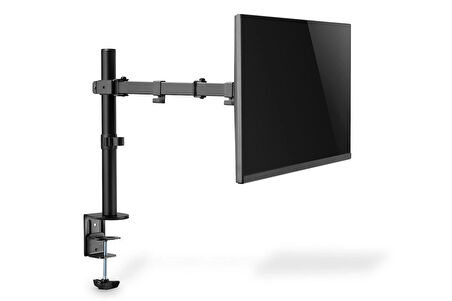 Sıkıştırmalı tekli monitör tutucu 17-32", 8 kg (maks.), siyah