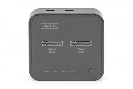 DIGITUS klonlama işlevine sahip çift M.2 NVMe SSD yerleştirme istasyonu, USB-C ™