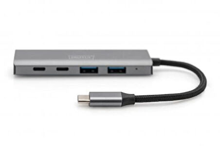 USB-C 4 Port HUB 2. Nesil 2x USB-A + 2x USB-C