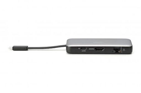 DIGITUS USB-C Seyahat Tipi Docking Station, 7-Port