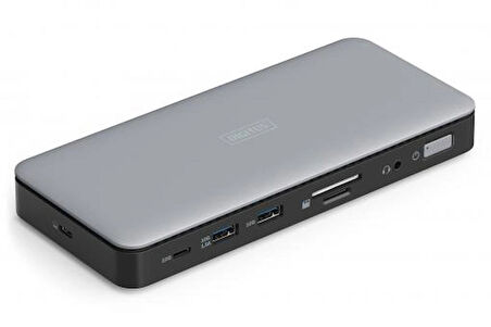 DIGITUS USB-C Docking Statio 3.2 Gen 2 bağlantı noktası (10 Gbit/s),11 Port