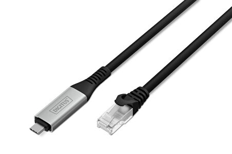 SB-C - RJ45 CAT 6A S/FTP kablosu, 1 Gbit/s, 5 Metre USB 3.2 Gen1, LSZH kılıf