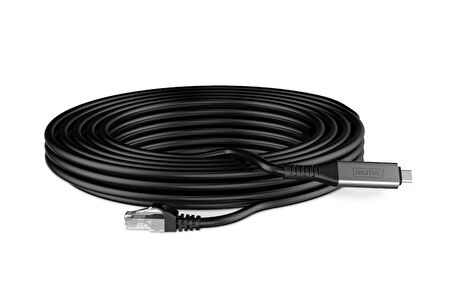 SB-C - RJ45 CAT 6A S/FTP kablosu, 1 Gbit/s, 5 Metre USB 3.2 Gen1, LSZH kılıf