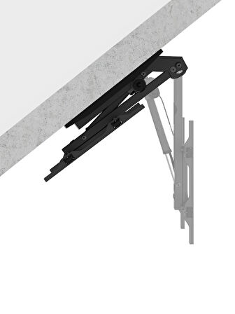 Motorlu Katlanır Tavan Tipi TV Askı Aparatı (37"-75") – Akıllı Uzaktan Kumandalı