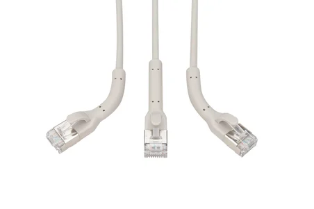 CAT 6A F-FTP bükülebilir Patch kablo, 5 Metre Gri AWG 32/7