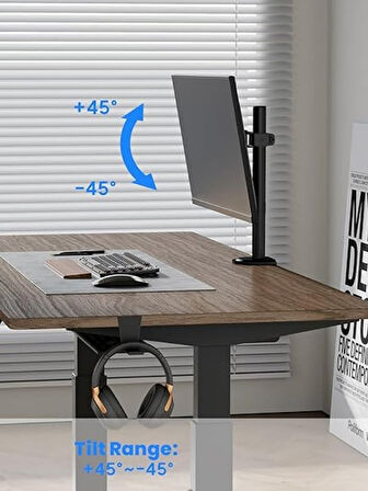 13''-32'' Uyumlu Masa Tipi Ayarlanabilir Monitör Kolu 