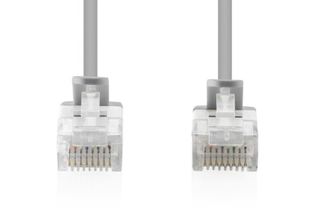 Slim CAT 6 U-UTP yüksek esnekliğe sahip ince data kablosu, bakır, 5 Metre