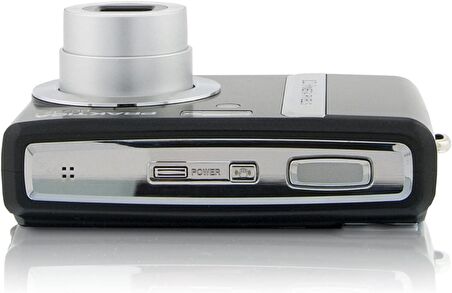 Praktica DCZ 12.1 Dijital kamera (12 megapiksel, 3 kat optik zoom, 6,9 cm (2,7 inç) ekran