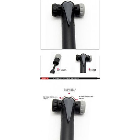 Gıyo El Pompası Gp-04T İkiz Vanalı Av/Fv Uymlu Siyah/Gri