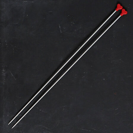 ADDI KALPLİ 3MM 40CM KLASİK ALÜMİNYUM ÖRGÜ ŞİŞİ -