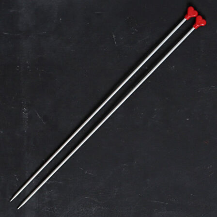 ADDI KALPLİ 4MM 40CM KLASİK ALÜMİNYUM ÖRGÜ ŞİŞİ -