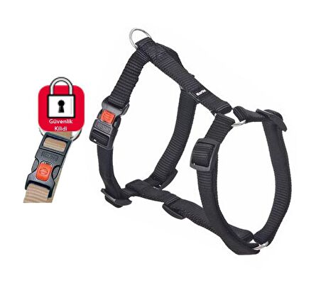 KARLIE KİLİTLİ GÖĞÜS TASMA 45-70CM SİYAH