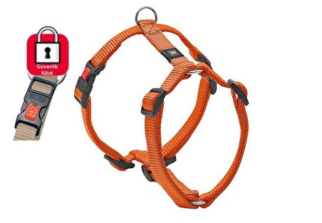 KARLIE KİLİTLİ GÖĞÜS TASMA L 65-100CM TURUNCU
