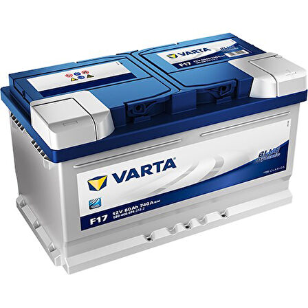 Varta F17 12V 80 Ah 740A Blue Dynamic Akü (Üretim Yılı: 2024)