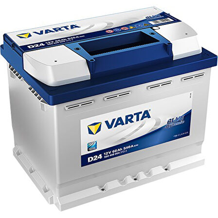 Varta D24 12V 60Ah 540A Blue Dynamic Akü (Üretim Yılı: 2025)